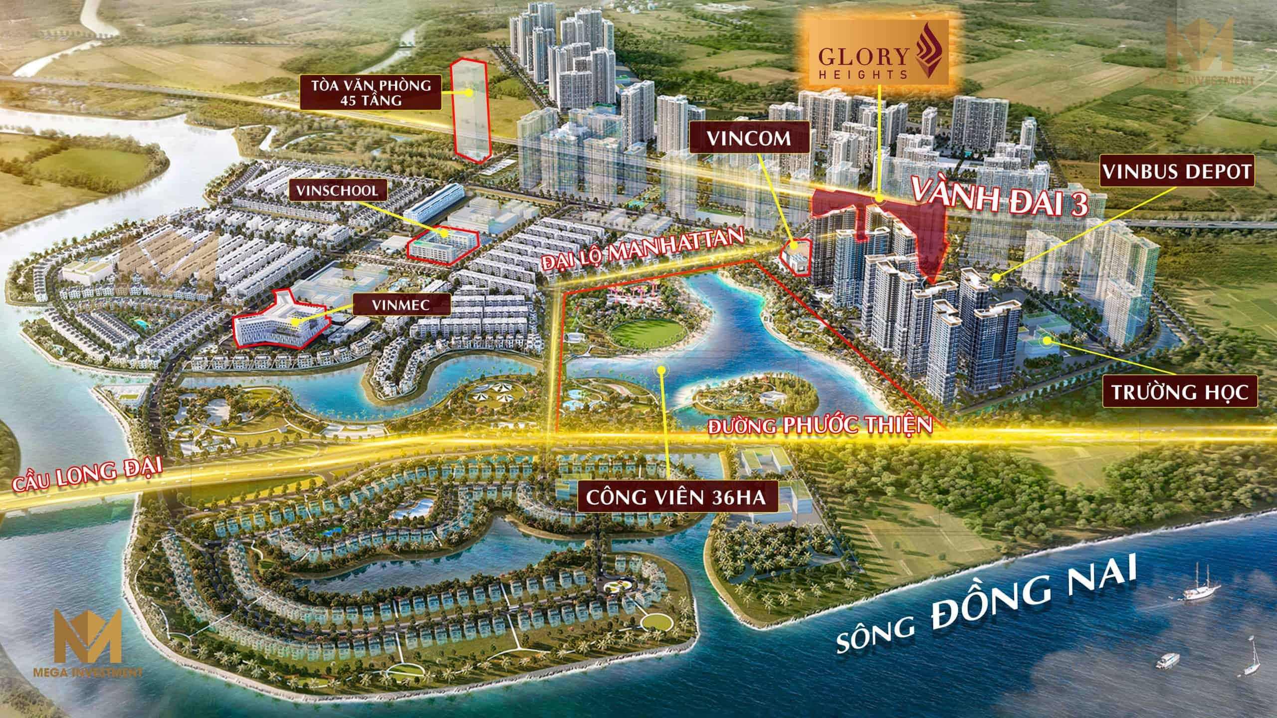 Vi tri vang trong dai do thi vinhomes grand park
