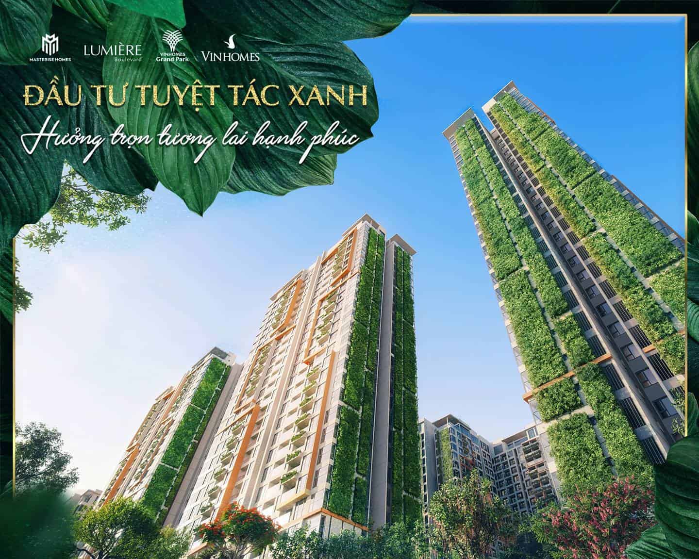 dau tu lumiere boulevard Phối cảnh độc đáo của Lumiere Boulevard